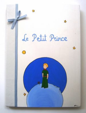 Ζωγραφιστό βιβλίο ευχών Μικρός Πρίγκιπας BE001