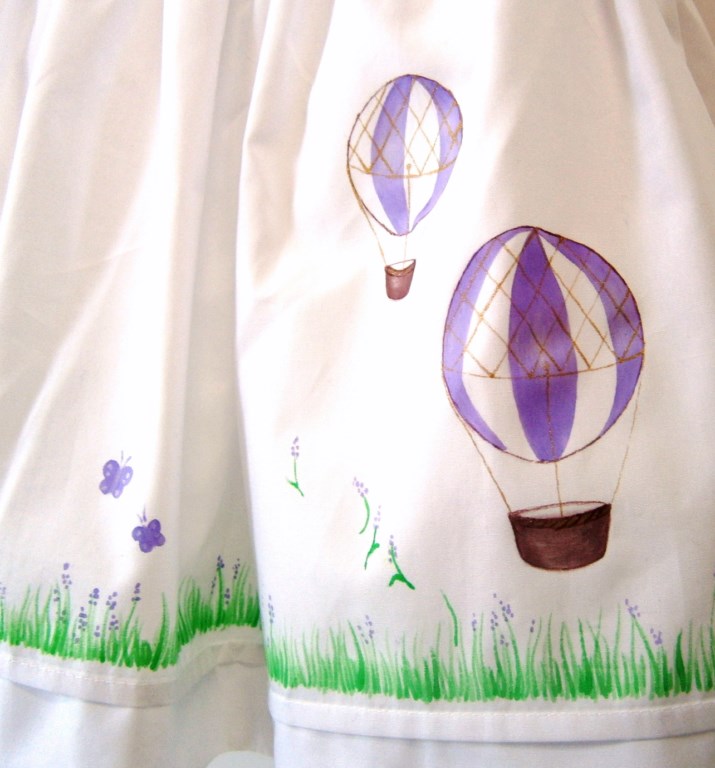 Βαφτιστικό φόρεμα Αερόστατο (λιλά) BD015
