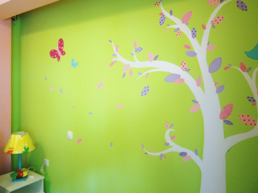 Παιδική τοιχογραφία Patchwork δέντρο PT011