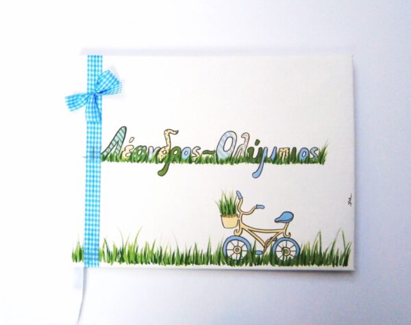Memory guest book Bicycle BE006