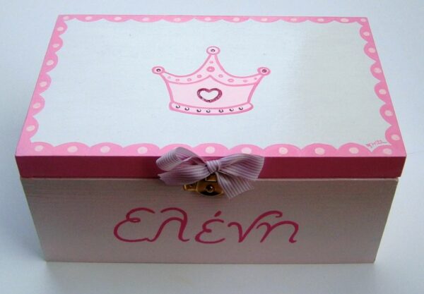 Ζωγραφιστό κουτί Πριγκίπισσα ροζ DZK013
