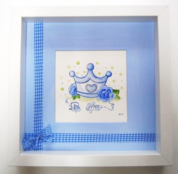 Kids’ wall art Crown  (baby blue) DPK058