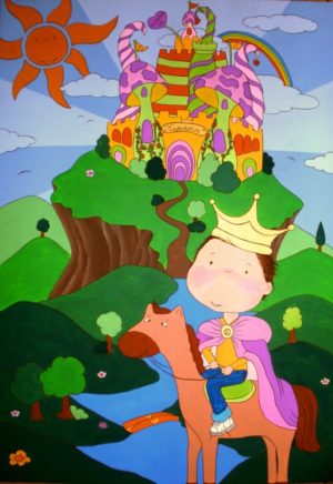 Παιδικός πίνακας Παραμυθένιο κάστρο 2 DPP038