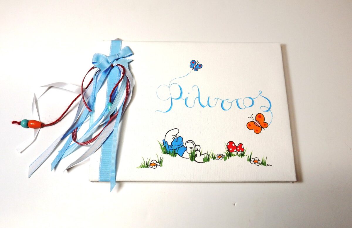 Memory guest book Smurfs BE016