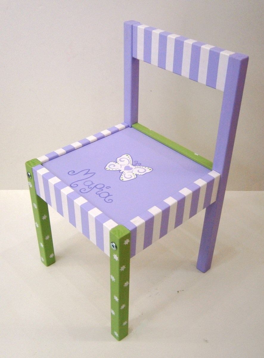 Kids’ chair Butterfly in Lilac DE026