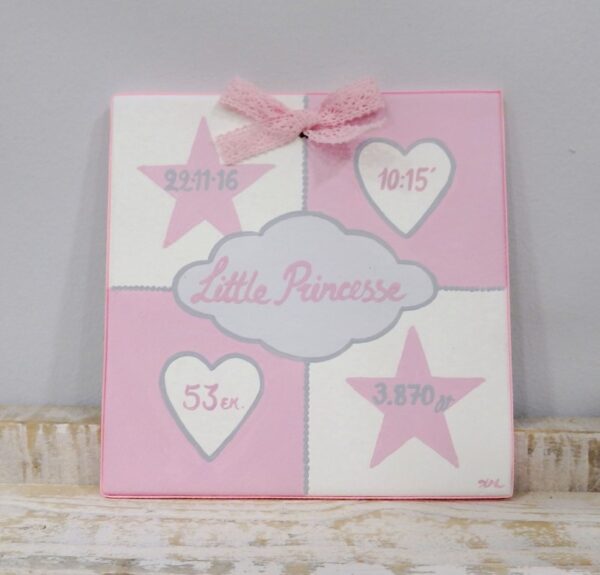Personalized Newborn gift set Pink Star NBG089
