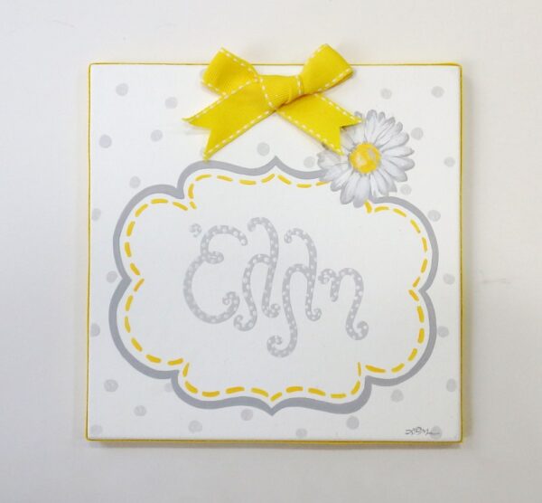 Personalized door signs Daisy - DTP102