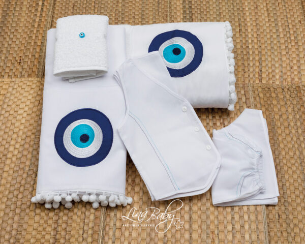 Christening sheets & Underwear for baby boys «Lucky charm» 1310
