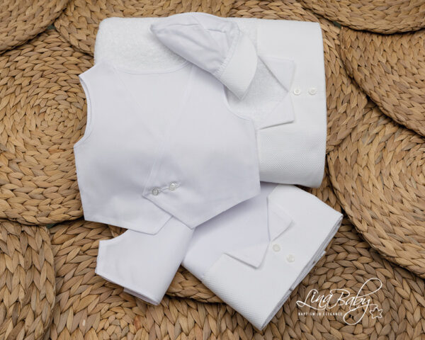 Christening sheets & Underwear for baby boys «Tuxedo»1399