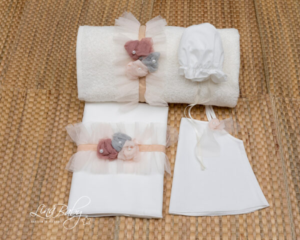 Christening sheets & Underwear for baby girls «Simple & Elegant»136
