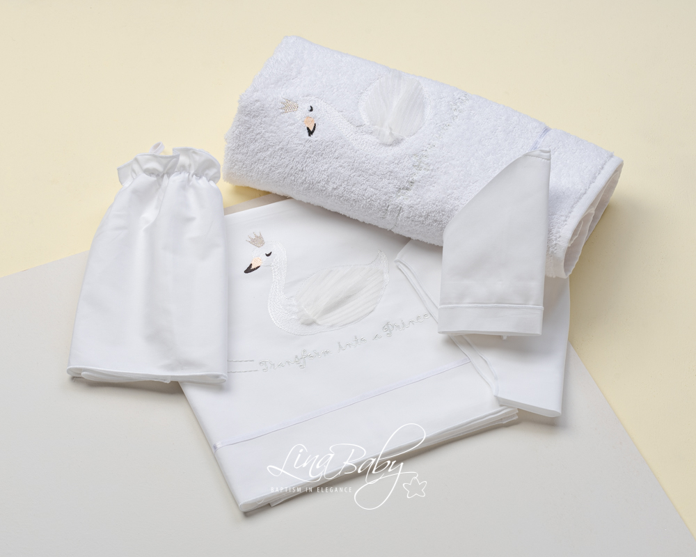 Christening sheets & Underwear for baby girls Swan1324