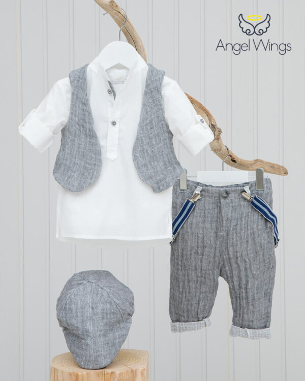 Baptism clothes for baby boys bolo style  023
