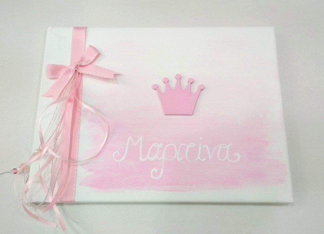 Memory guest book crown (2 colors) BE055