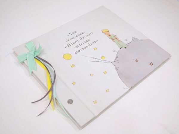 Βιβλίο ευχών Μικρός Πρίγκιπας μπεζ - BE052