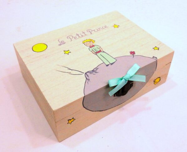 Baptism charm box Little Prince (Beige) VL003-33