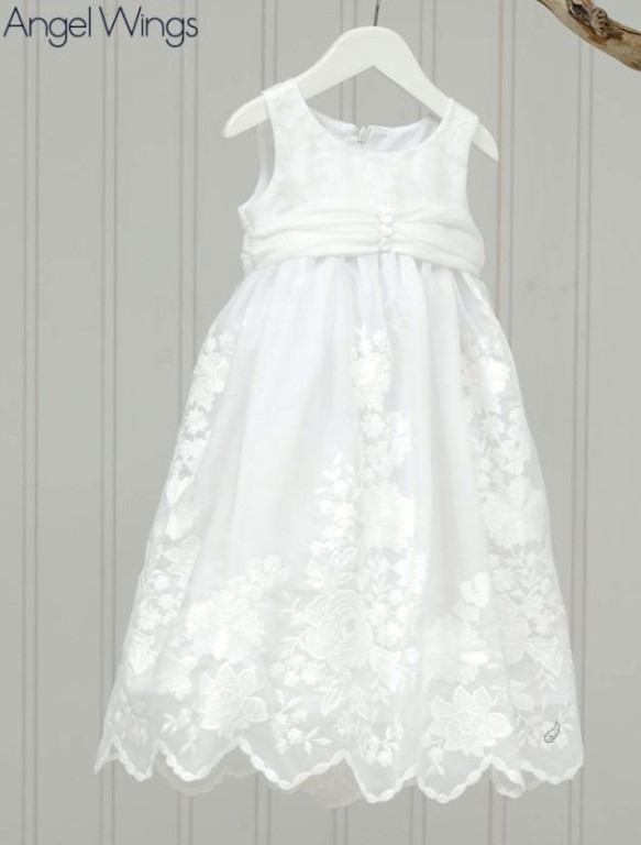 βαπτιστικό φόρεμα άσπρο