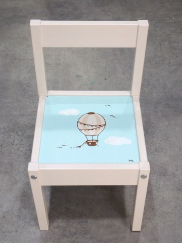 Kids’ chair & table Hot Air Balloon mint DE065