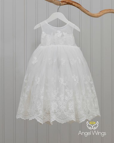Βαπτιστικό φόρεμα Emma 220 off white