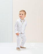 Baptism clothes for boys Leonard 168 White