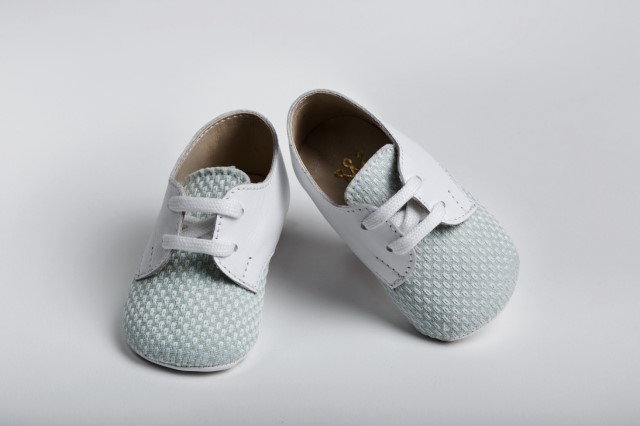 Handmade baptism hug shoes for newborn boys A2203A