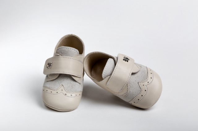 Handmade baptism hug shoes for newborn boys A2201E