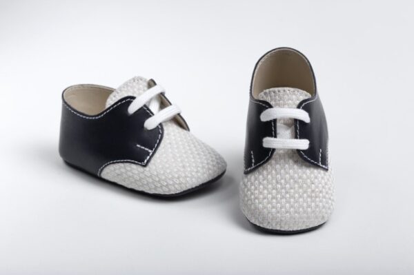 Handmade baptism hug shoes for newborn boys A2203M