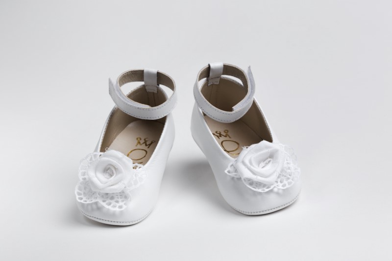 Handmade baptism hug shoes for newborn baby girls K2201A