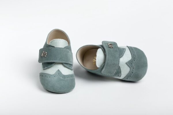 Handmade baptism hug shoes for newborn boys A2201B