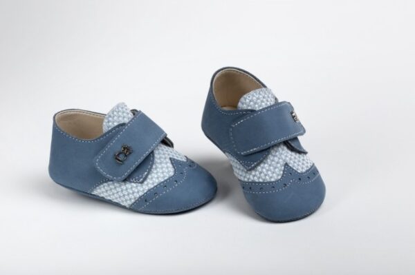 Handmade baptism hug shoes for newborn boys A2201A