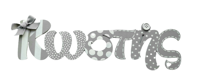 Nursery wall art wooden name grey and white ZG108