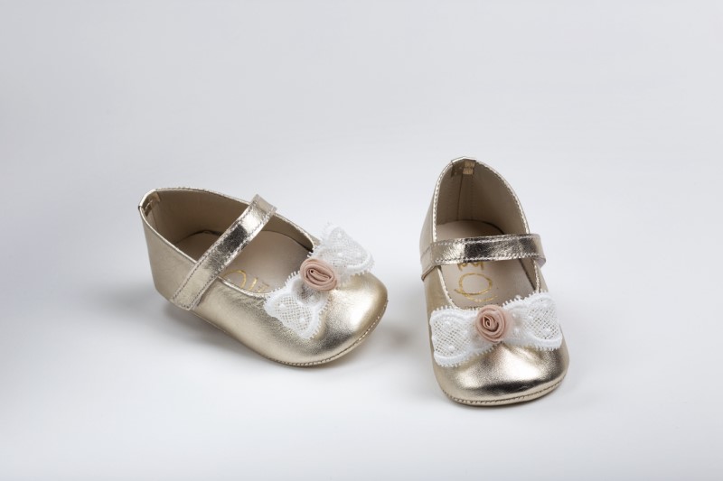 Handmade baptism hug shoes for newborn baby girls K2202X