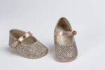 Handmade baptism hug shoes for newborn baby girls K2213P