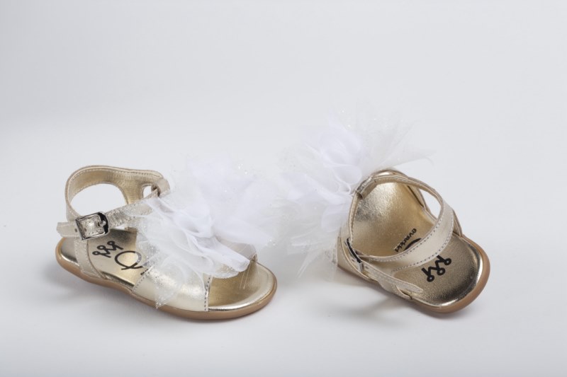 Handmade baptism shoes for newborn baby girls -first steps K2227X