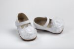Handmade baptism shoes for newborn baby girls-first steps K2235A