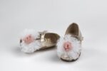 Handmade baptism shoes for newborn baby girls-first steps K2237X