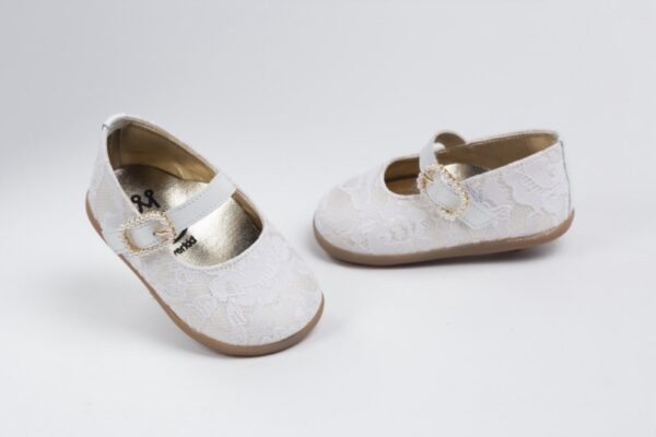 Handmade baptism shoes for newborn baby girls-first steps K2239E