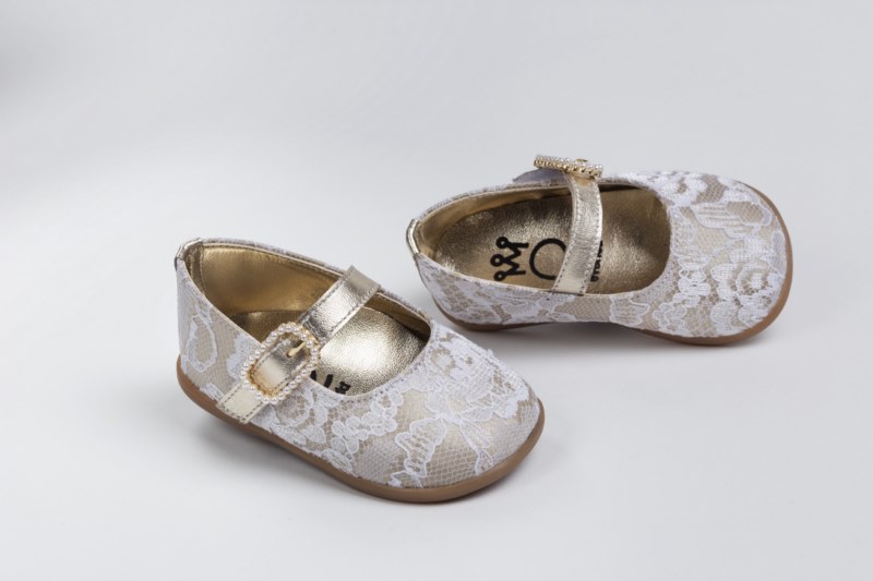 Handmade baptism shoes for newborn baby girls-first steps K2239X