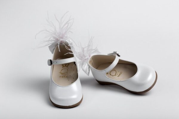 Handmade baptism walking shoes for girls K2261E