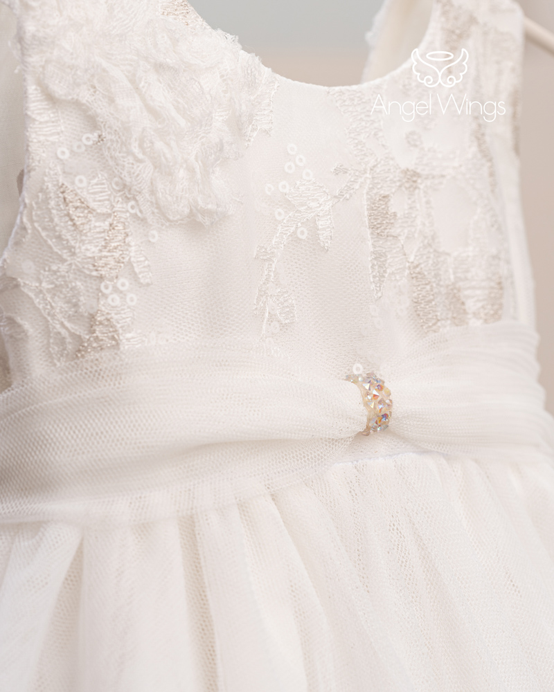 Βαπτιστικό φόρεμα Melitta off white - BD248