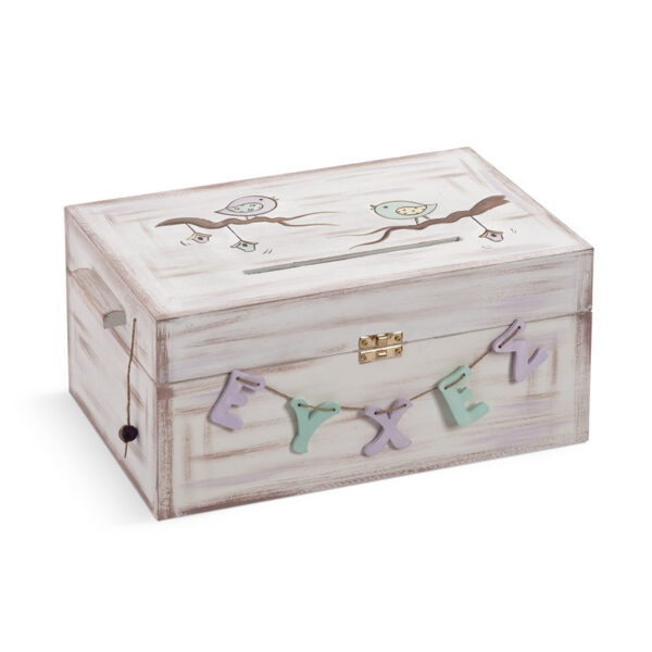 Baptism guest boxes for wishes Birds