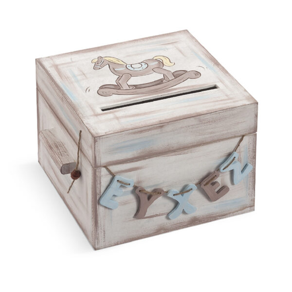 Baptism guest box for wishes Carousel KEB002