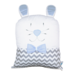 Decorative pillow Sugar Family Bunny light blue - DM007