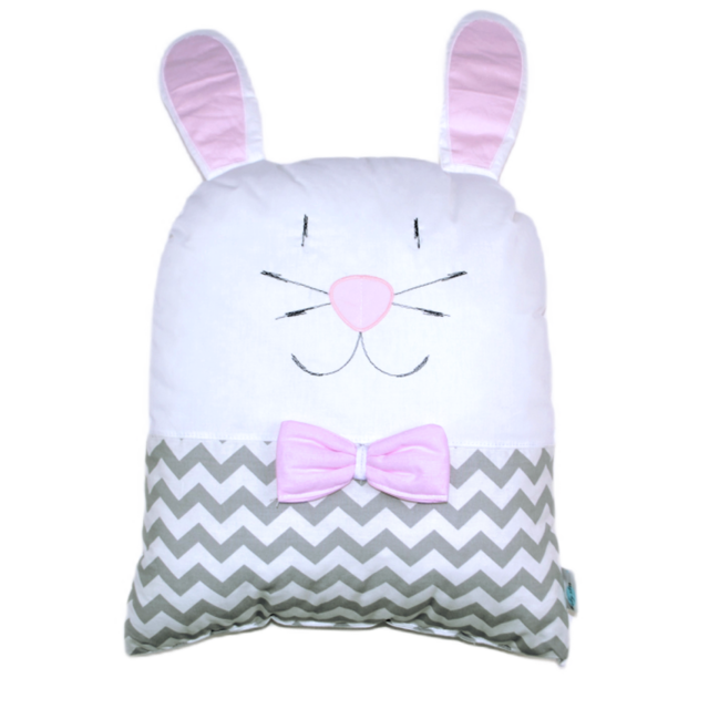 Decorative pillow Sugar Family Bunny Pink - DM008
