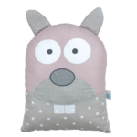 Decorative pillow Tiny Friends Raccoon dusty pink - DM045