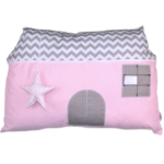 Decorative pillow Sugar Family pink - DM001