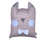 Διακοσμητικό μαξιλάρι Sugar Family γάτα σιέλ DM014
