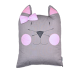 Διακοσμητικό μαξιλάρι Sugar Family γάτα ροζ DM015