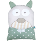 Decorative pillow Tiny Friends racoon khaki DM021