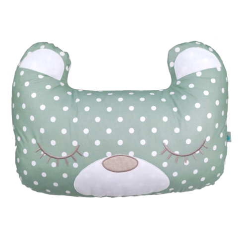 Decorative pillow Tiny Friends khaki polka dots DM016
