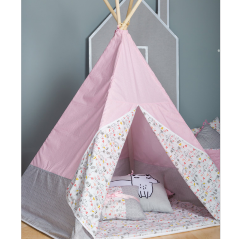 Nursery Tent - Teepee pink SI002